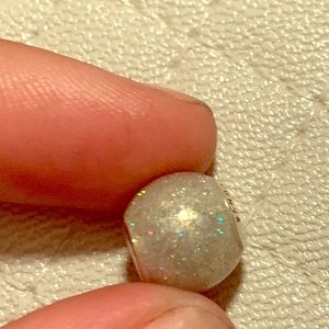 Pandora Charm- Glitter Ball in Silver